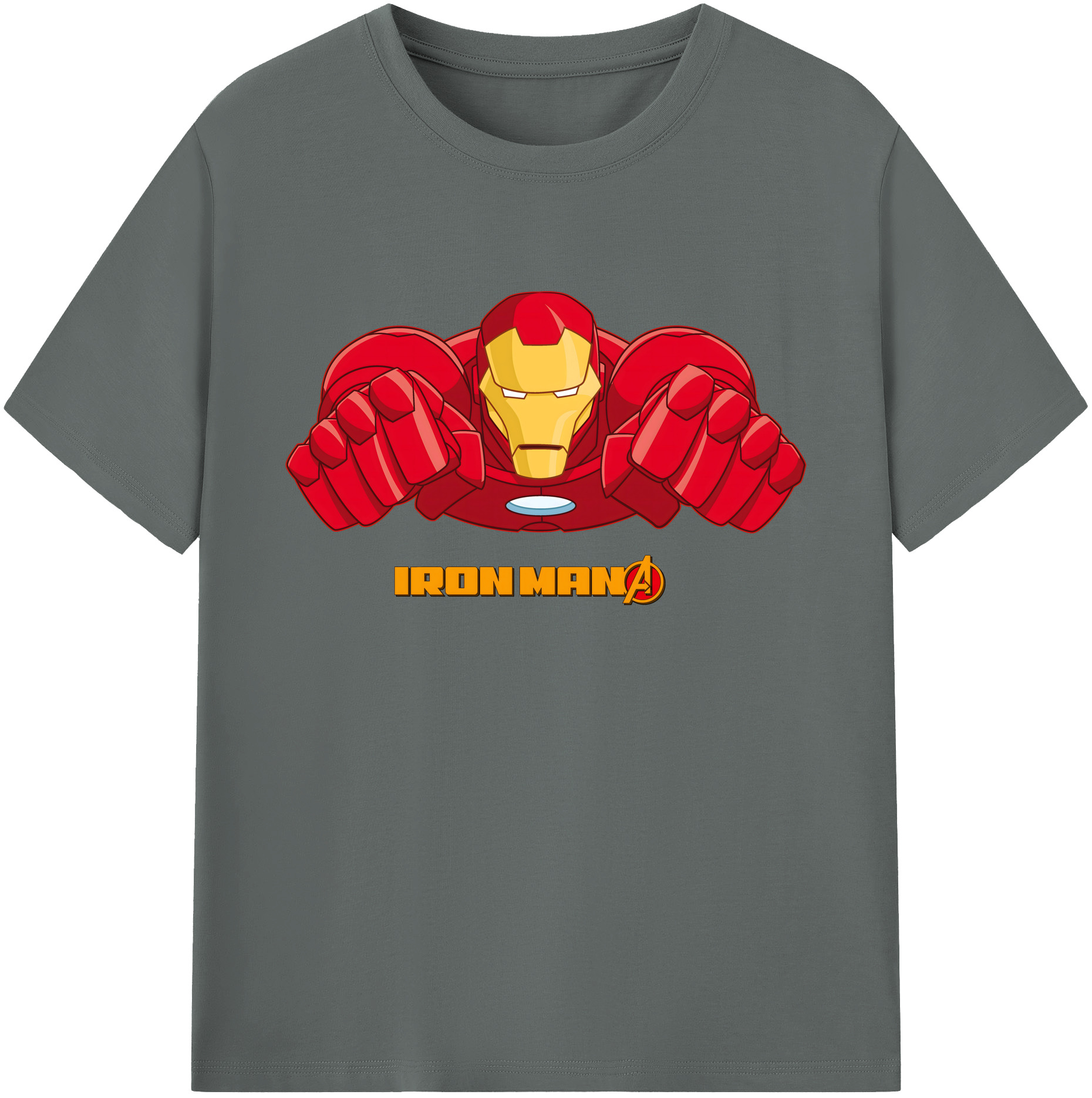 （画像用） アベンジャーズ The Avengers 綿100％ メンズ半袖Tシャツ｜肌触りやわらか＆通気性